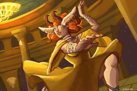 Winged Horned Fairy Winged Horned Fairy